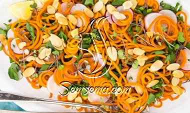 طريقة عمل سلطة الجزر والفجل