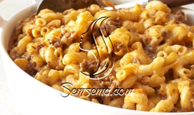 طريقة عمل المكرونة باللحم والجبن