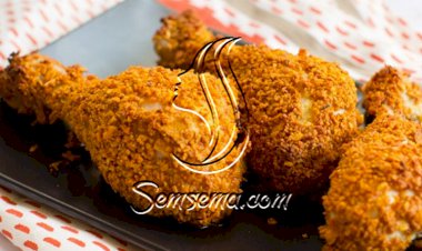 طريقة عمل صدور دجاج بالبقسماط بالفرن