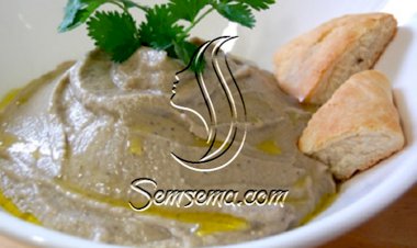 طريقة عمل المتبل بدون طحينة