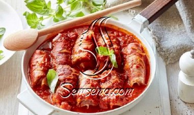 طريقة عمل ستيك اللحم الملفوف