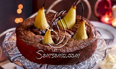 طريقة عمل كيكة الكمثرى