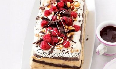 طريقة عمل كيك ايس كريم شوكولاته