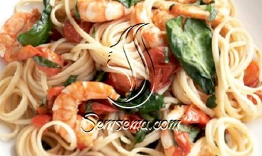 طريقة عمل سباغيتي بالجمبري