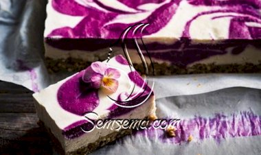 طريقة عمل كيكة التوت الازرق والليمون