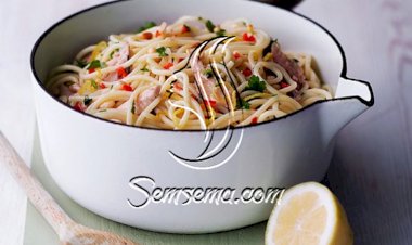 طريقة عمل المكرونة بالسردين