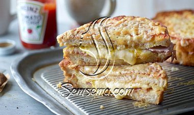 طريقة عمل سندوتشات بيض مقلي بالجبن