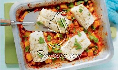 طريقة عمل سمك القد المشوي بالفرن