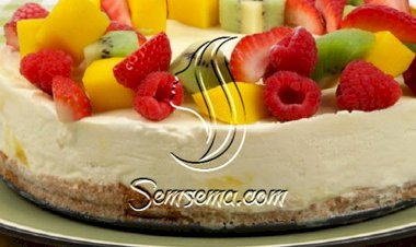 طريقة عمل كيك ايس كريم المانجو