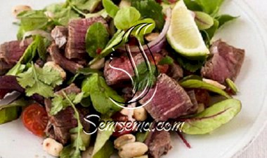 طريقه عمل سلطة اللحم التايلندية