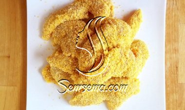 طريقة عمل الدجاج بدقيق الذرة