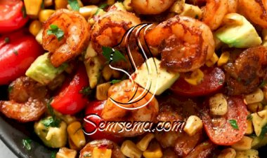 طريقة عمل سلطة الروبيان الباردة