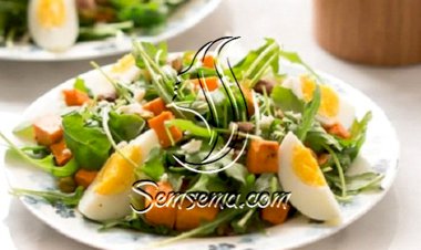 طريقة عمل سلطة البطاطس والجرجير