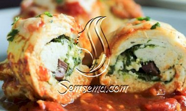 طريقة عمل وصفة رول الدجاج المحشي