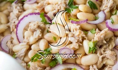 طريقة عمل سلطة فاصوليا بالتونة