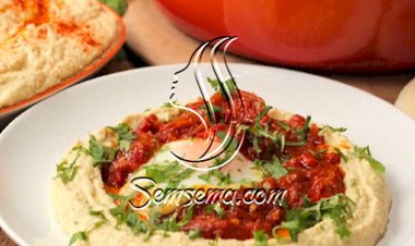 طريقة عمل شكشوكة البيض بالحمص