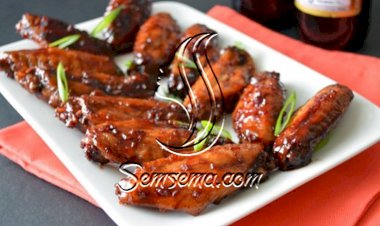 طريقة عمل اجنحة الدجاج بالصوص الحار