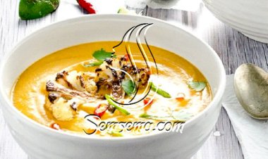 طريقة عمل شوربة القرنبيط دايت