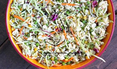 طريقة عمل سلطة معكرونة سهلة