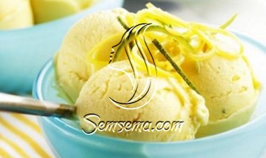 طريقة عمل ايس كريم الليمون فى البيت