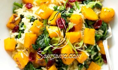 طريقة عمل الارز بالقرع العسلى