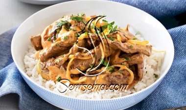 طريقة عمل ستروغونوف الدجاج صحي وسريع