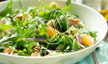 طريقة عمل سلطة الجرجير بالبرتقال