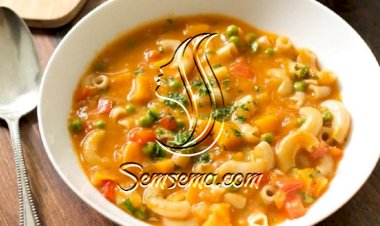طريقة عمل شوربة الخضار بالمكرونة
