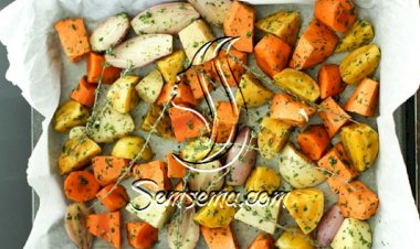 طريقة عمل الخضار السوتية فى الفرن