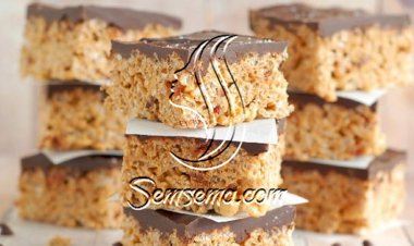 طريقة عمل الارز المقرمش بالمارشميلو