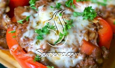 طريقة عمل الفلفل المحشي باللحم المفروم