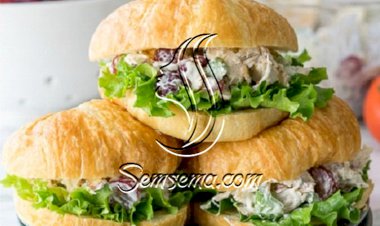 طريقة عمل ساندويتش سلطة الدجاج