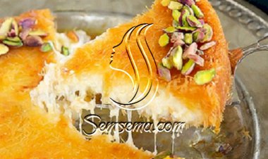 طريقة عمل الكنافة الخشنة بالجبنة