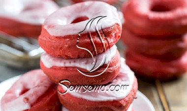 طريقة عمل الدونات بالفرن بالفراولة