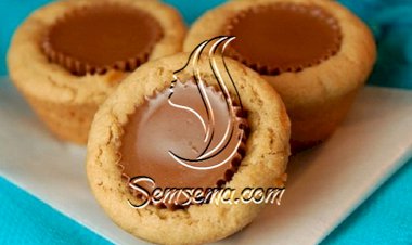 طريقة عمل كب كيك كوكيز زبدة الفستق