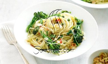 طريقه عمل المكرونه بالبروكلي