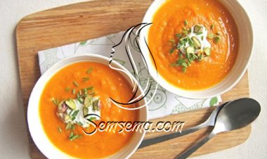 طريقة عمل شوربة الجزر والبرتقال