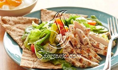 طريقة عمل السلطة اليونانية بالدجاج