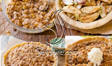 طريقة عمل فطيرة التفاح بالصور