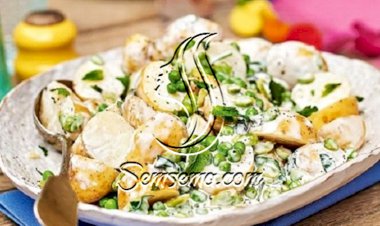طريقة عمل سلطة البطاطس بالزبادي