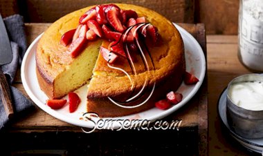 طريقة عمل كيكة الزبادي سهله وسريعه