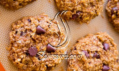 طريقة عمل كوكيز الشوفان بالموز دايت