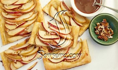 طريقة عمل تارت التفاح بالكراميل