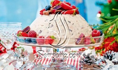 طريقة عمل ايس كريم بقطع الشوكولاتة