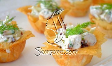 طريقة عمل كب كيك الدجاج بالجبن