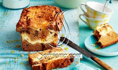 طريقة عمل كيكة الجزر والجوز بالصوص