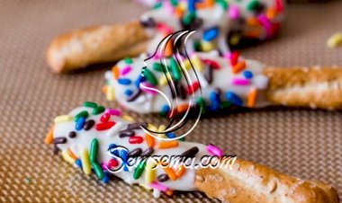 طريقة عمل اعواد البريتزل بالشوكولاته