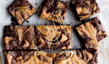طريقة عمل البراونيز بزبدة الفول السوداني