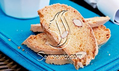 طريقة عمل بسكويت اللوز المقرمش