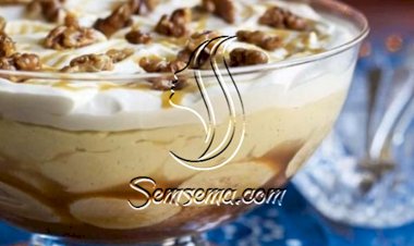 طريقة عمل ترايفل الموز بالكراميل